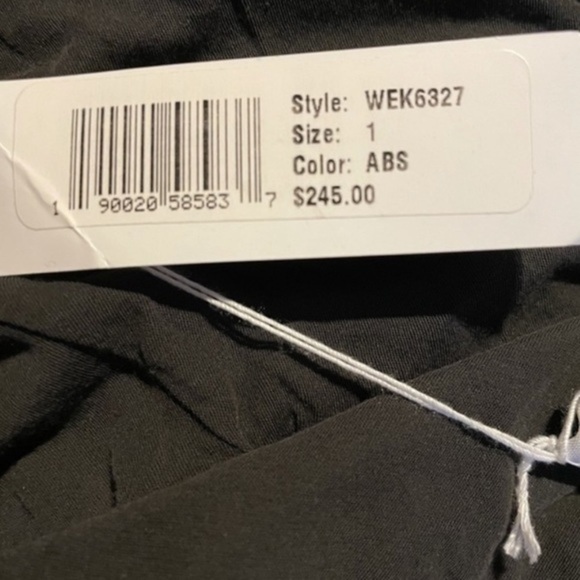 James Perse Side Draped Jersey Dress Abyss Dark Gray Small (1) - Picture 8 of 9